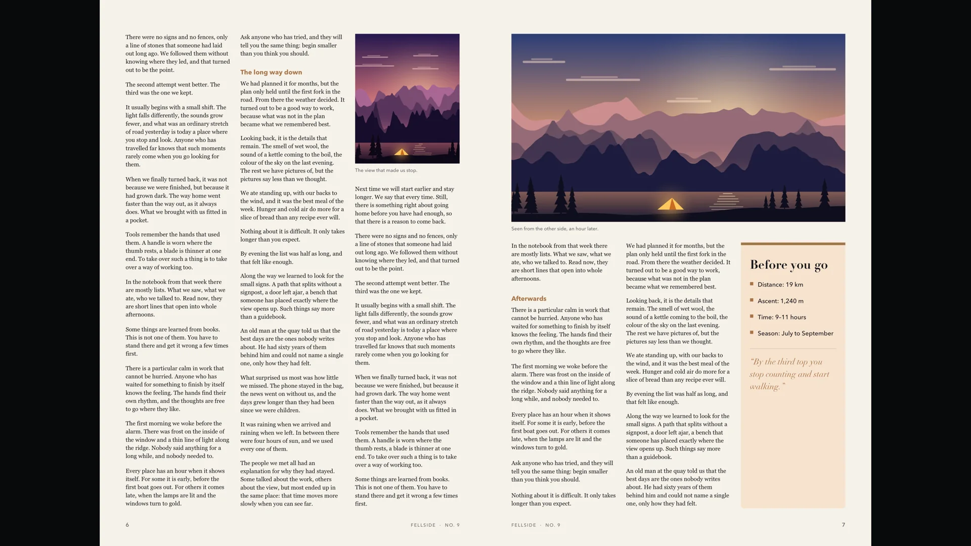 The next spread in the article